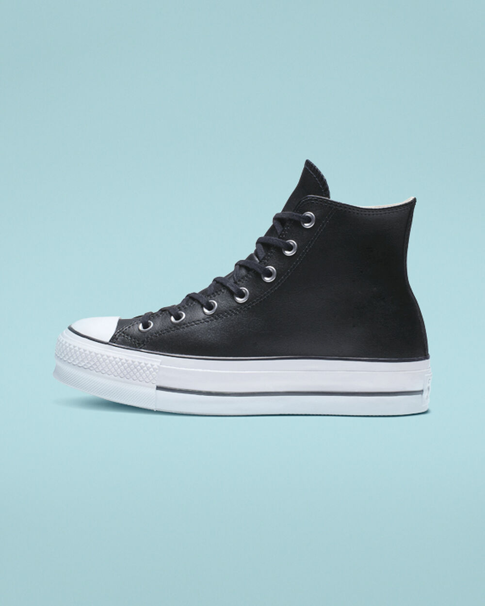 Zapatillas Converse Chuck Taylor All Star Mujer Negras Blancas | Uruguay-70615