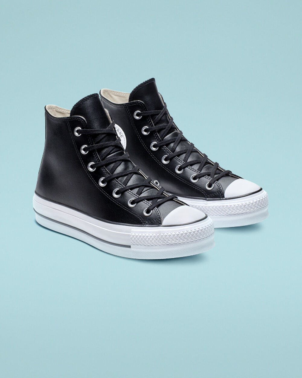 Zapatillas Converse Chuck Taylor All Star Mujer Negras Blancas | Uruguay-70615