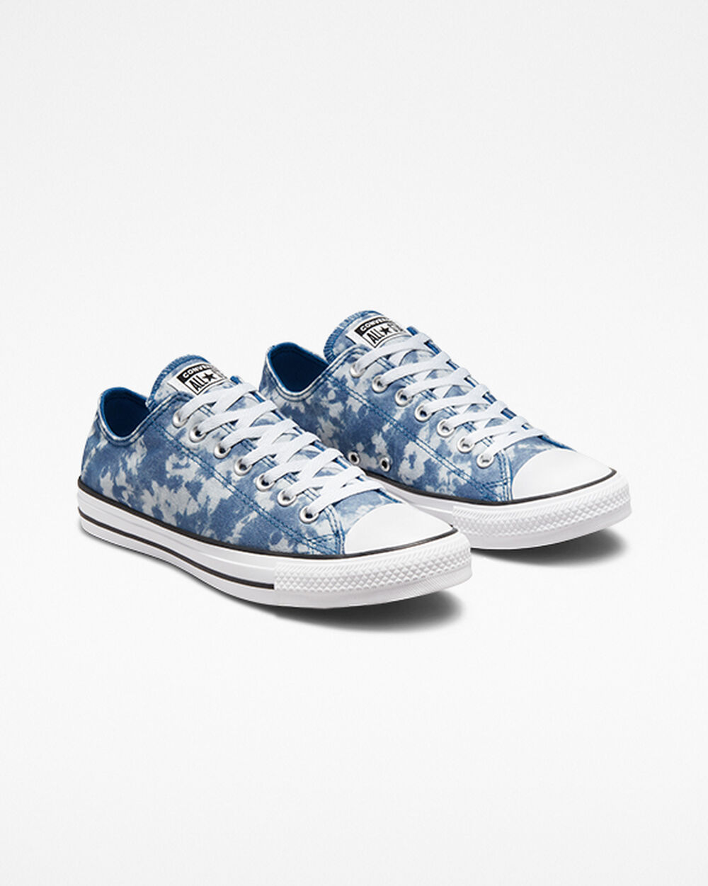 Zapatillas Converse Chuck Taylor All Star Hombre Azules Blancas Negras | Uruguay-72803