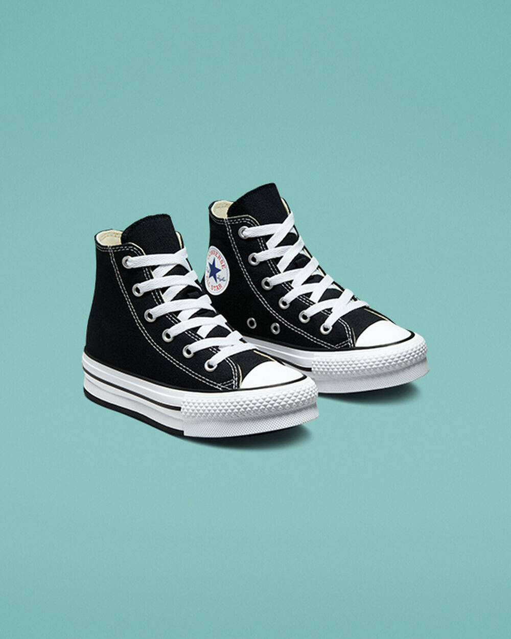 Zapatillas Converse Chuck Taylor All Star Niña Negras Blancas Negras | Uruguay-81473