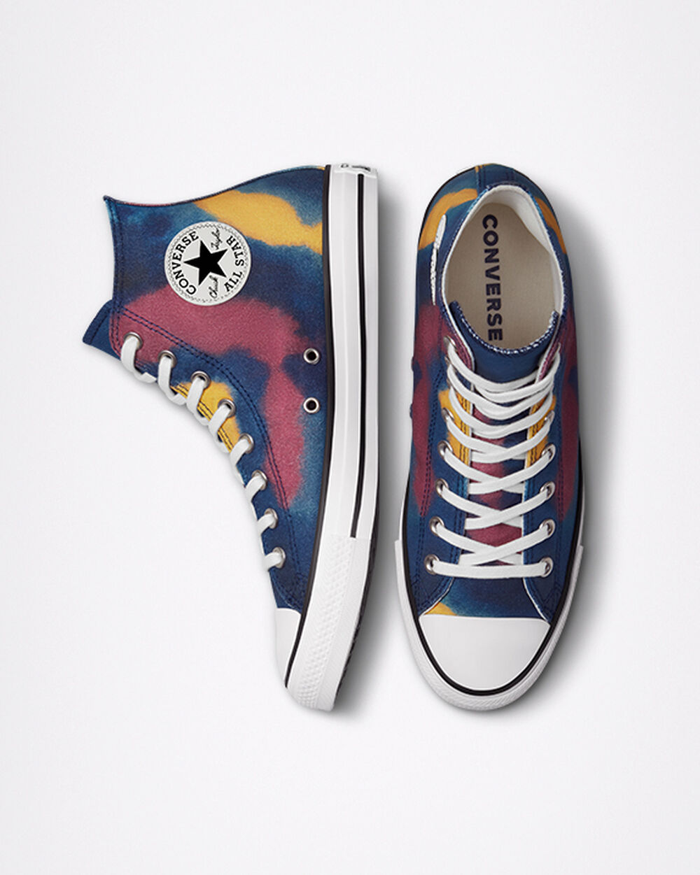 Zapatillas Converse Chuck Taylor All Star Hombre Azules Multicolor Blancas | Uruguay-82495