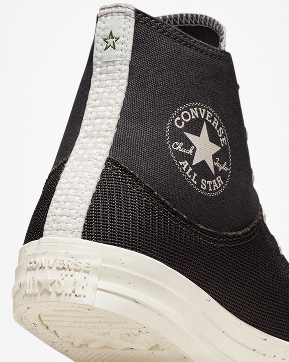 Zapatillas Converse Chuck Taylor All Star Hombre Negras Blancas | Uruguay-89473