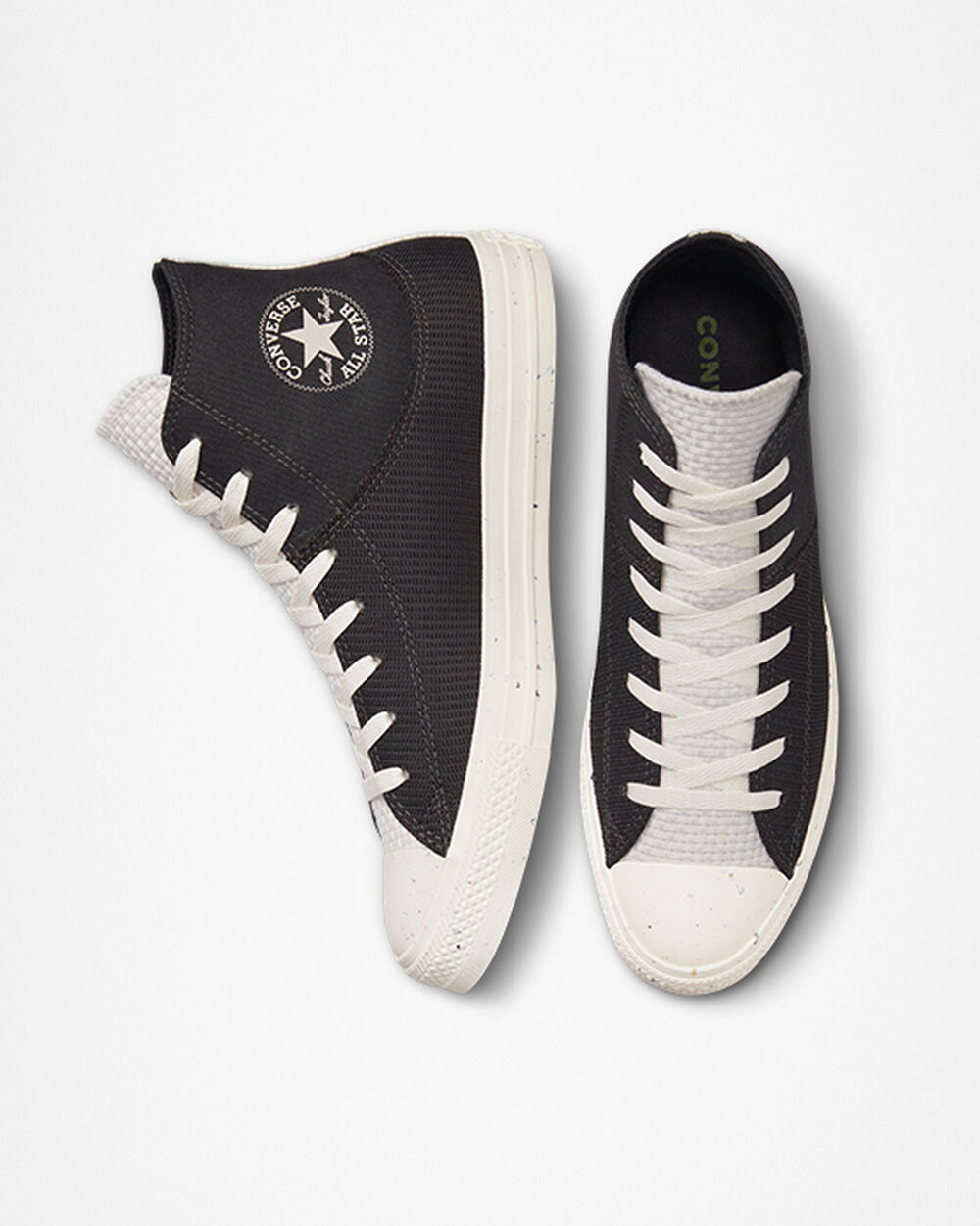 Zapatillas Converse Chuck Taylor All Star Hombre Negras Blancas | Uruguay-89473