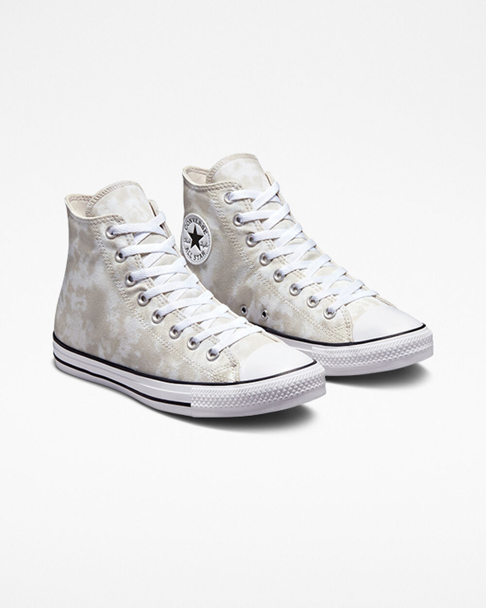 Zapatillas Converse Chuck Taylor All Star Mujer Beige Blancas Negras | Uruguay-98724