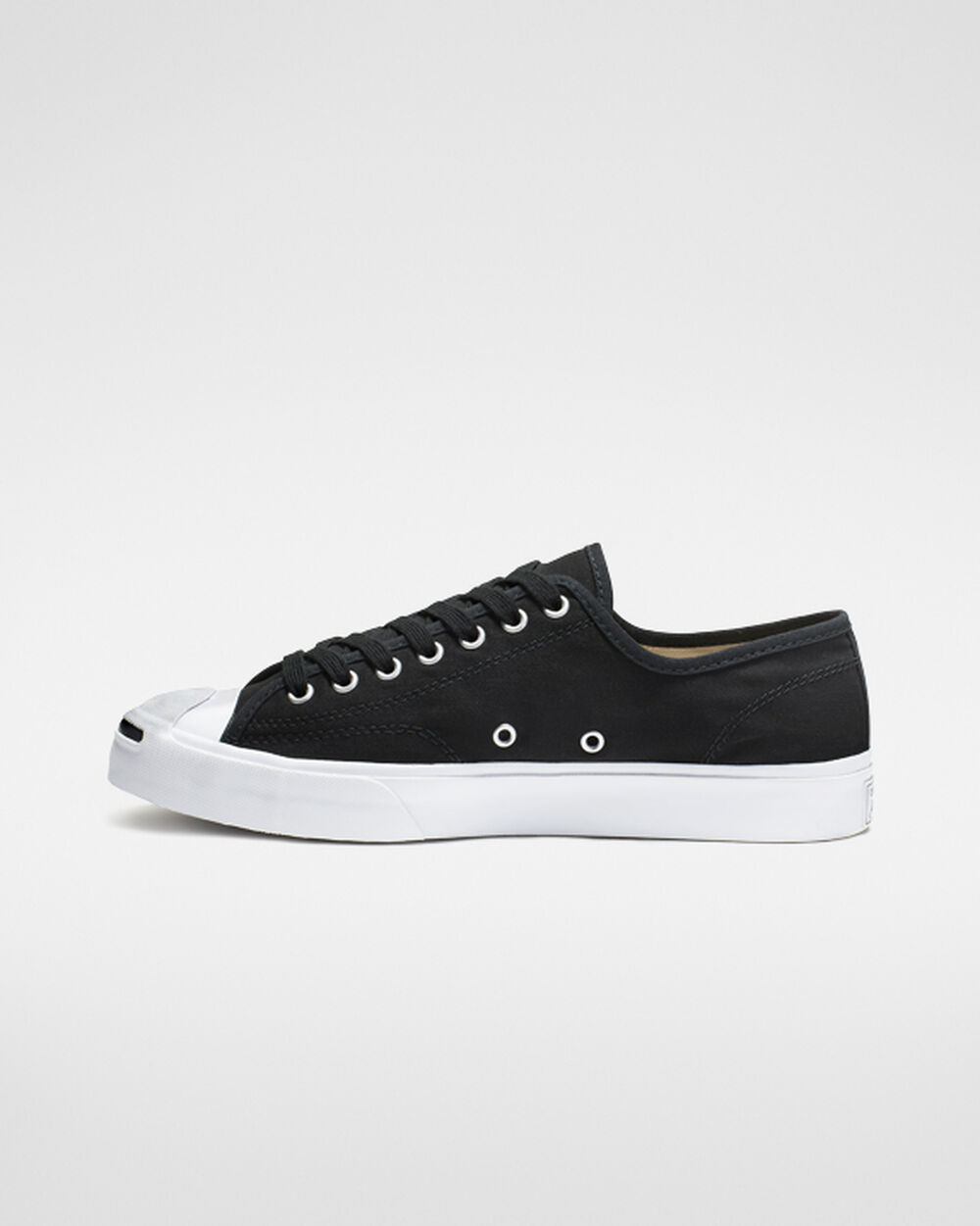 Zapatillas Converse Jack Purcell Hombre Negras Blancas Negras | Uruguay-90614