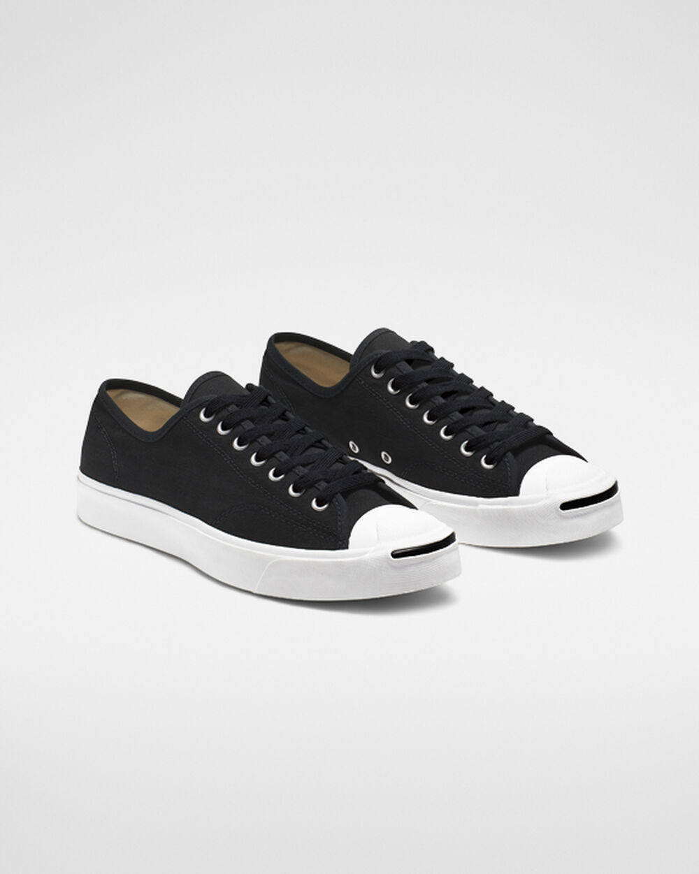 Zapatillas Converse Jack Purcell Hombre Negras Blancas Negras | Uruguay-90614