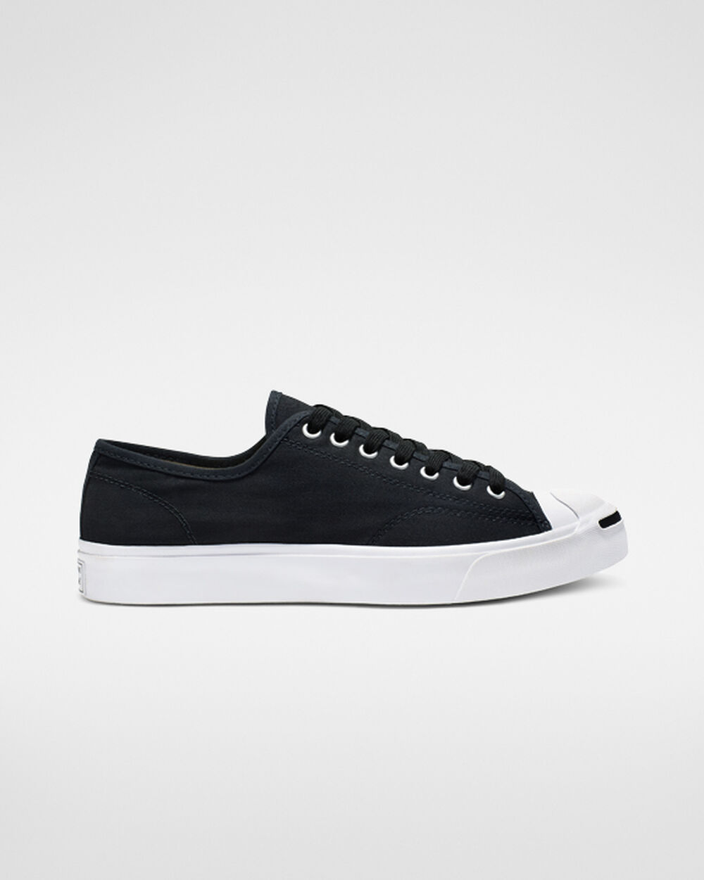 Zapatillas Converse Jack Purcell Hombre Negras Blancas Negras | Uruguay-90614