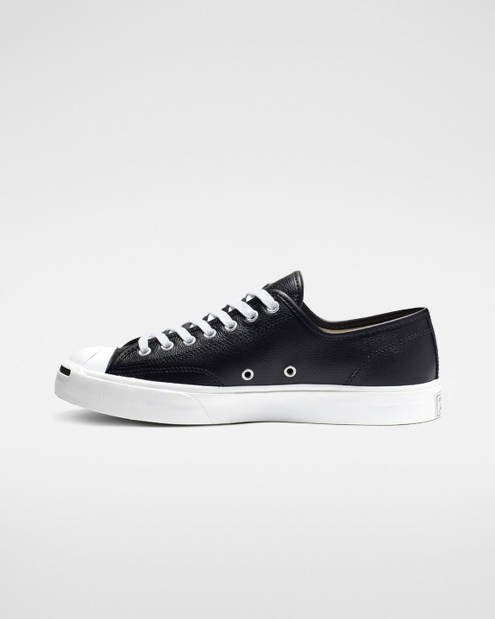 Zapatillas Converse Jack Purcell Mujer Negras Blancas | Uruguay-37028