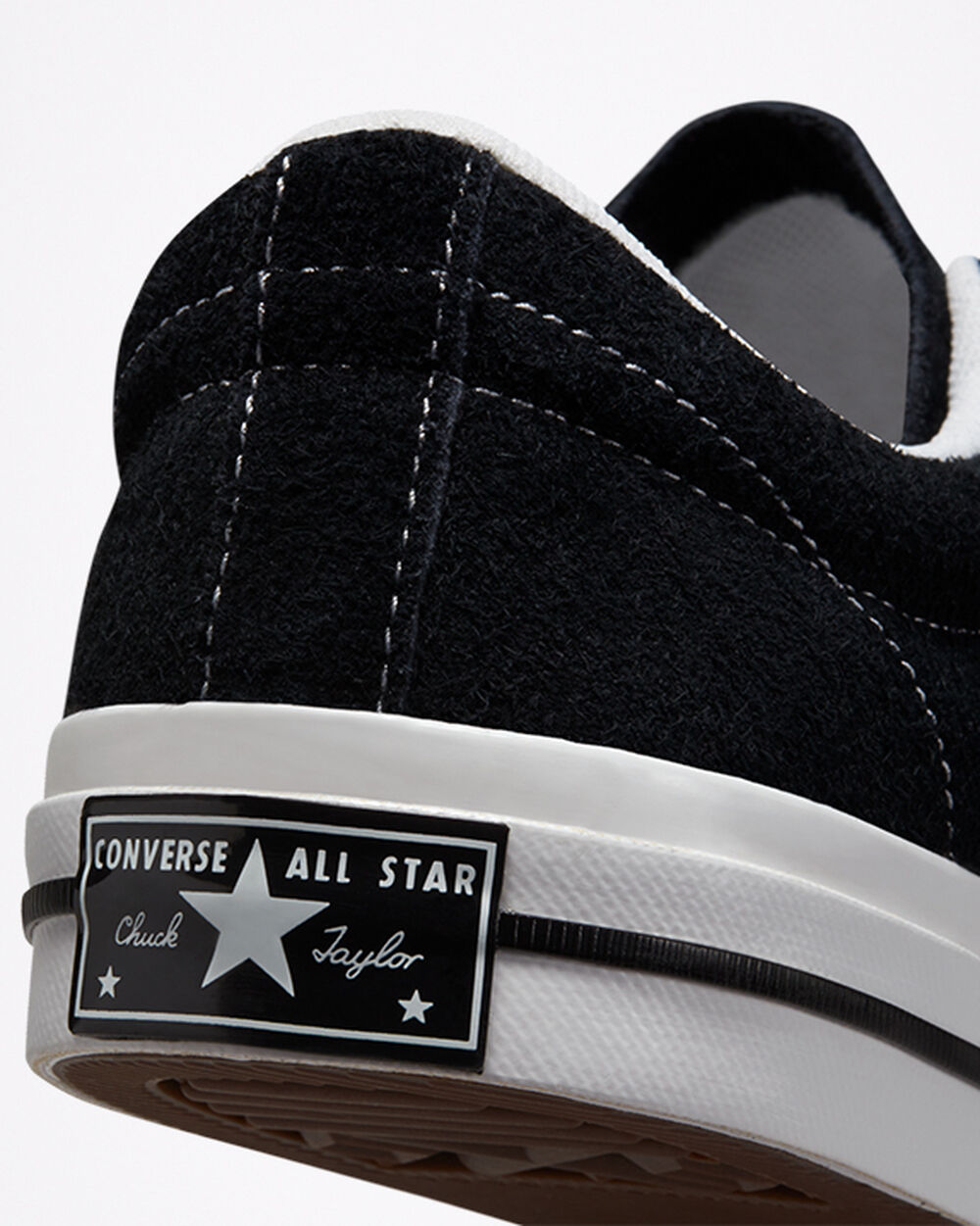 Zapatillas Converse One Star Hombre Negras Blancas | Uruguay-13872