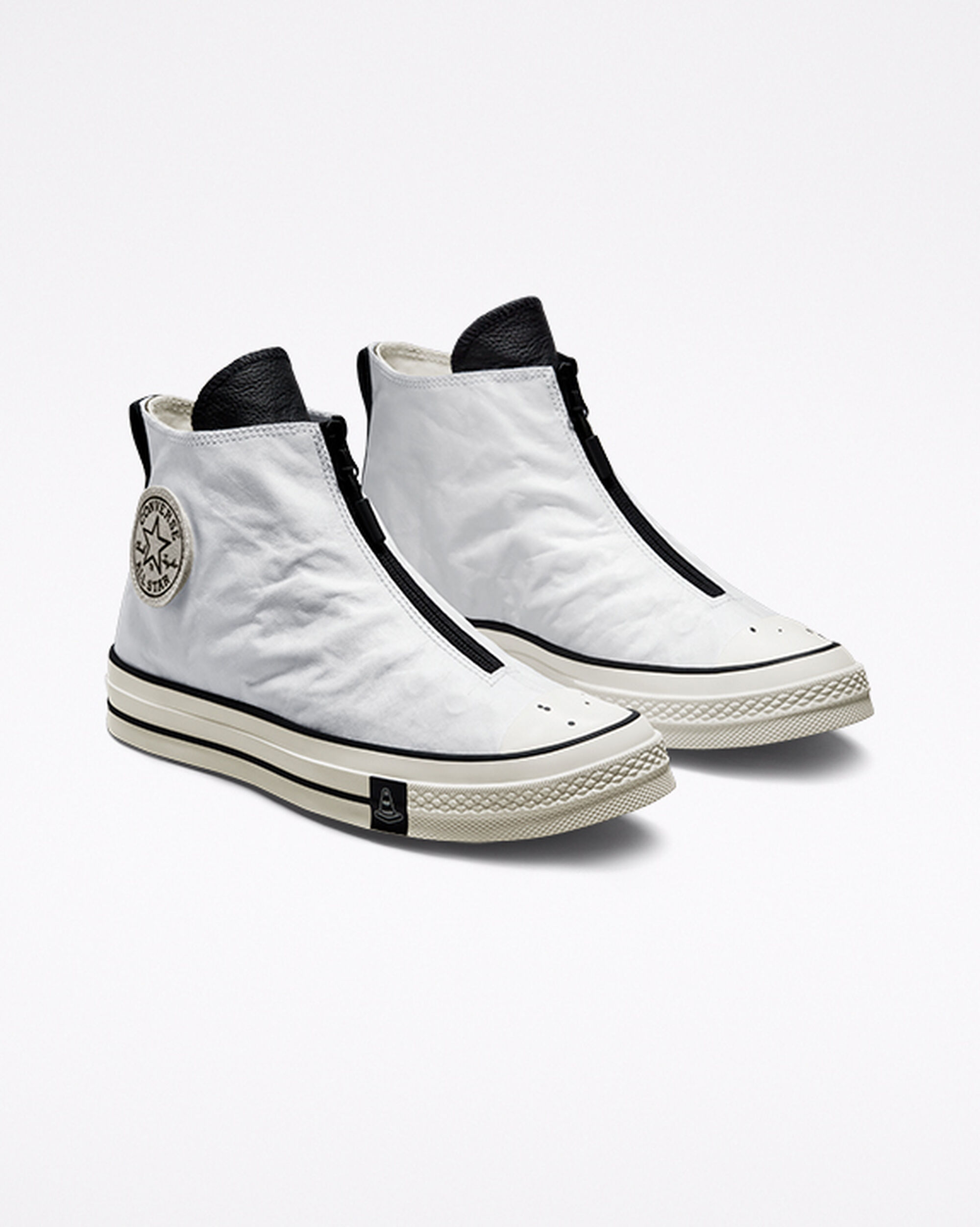 Zapatillas Converse x Joshua Vides Hombre Blancas Negras | Uruguay-76345